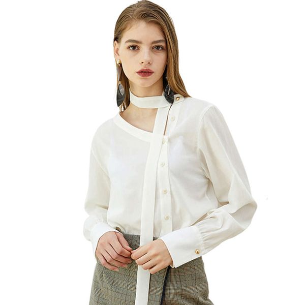 simple and stylish personality oblique v-neck streamer button decoration fashion female long-sleeved white shirt size s-2xl
simple and stylish personality oblique v-neck streamer button decoration fashion female long-sleeved white shirt size s-2xl
