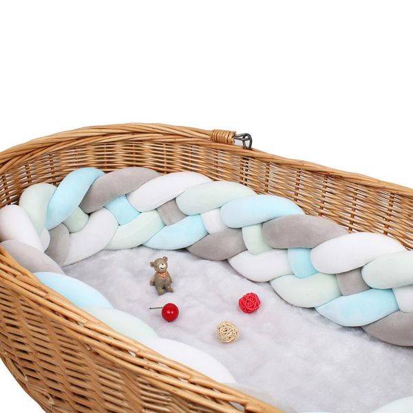 15cm high 3m 4 knot baby bed bumper baby bumper for boys girls cot crib protector cuna para room decor
15cm high 3m 4 knot baby bed bumper baby bumper for boys girls cot crib protector cuna para room decor