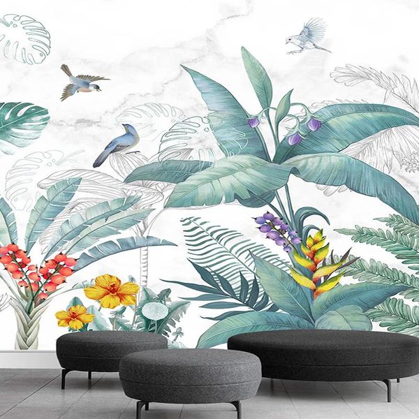 wallpapers custom mural small fresh tropical plants flowers wallpaper living room tv sofa background wall decor cloth papel de parede
wallpapers custom mural small fresh tropical plants flowers wallpaper living room tv sofa background wall decor cloth papel de parede