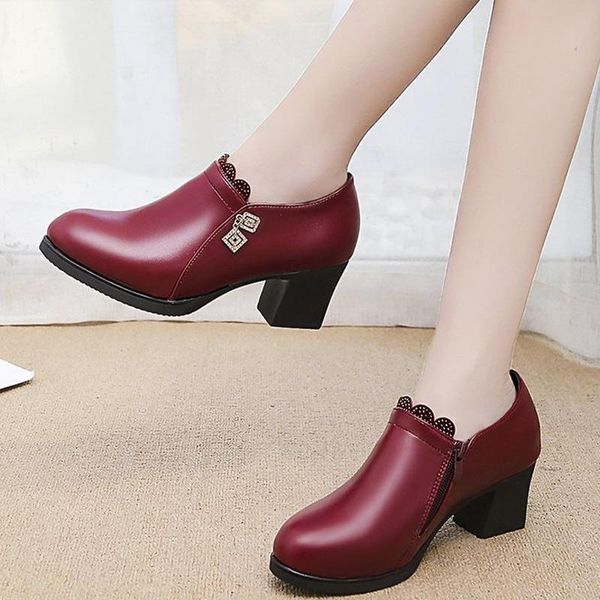 dress shoes women pumps pu leather high heels casual pointed toe fashion slip on platform ladies footwear zapatos mujer, Black
dress shoes women pumps pu leather high heels casual pointed toe fashion slip on platform ladies footwear zapatos mujer, Black