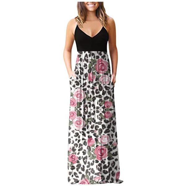 casual dresses plus size summer long dress bohemian floral print patchwork sundress loose sleeveless tanks with pockets vestidos, Black;gray
casual dresses plus size summer long dress bohemian floral print patchwork sundress loose sleeveless tanks with pockets vestidos, Black;gray