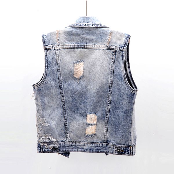 summer fashion embroidery flowers slim denim women casual waistcoat sleeveless jacket coat female frayed short jeans vest 1dwz, Black;white
summer fashion embroidery flowers slim denim women casual waistcoat sleeveless jacket coat female frayed short jeans vest 1dwz, Black;white