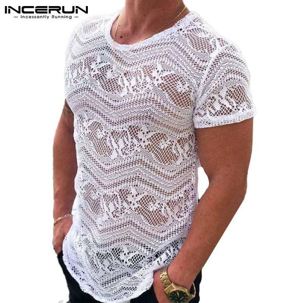 men's t-shirts men t shirt mesh lace see through streetwear o neck breathable short sleeve tee party casual camisetas s-5xl inceru, White;black
men's t-shirts men t shirt mesh lace see through streetwear o neck breathable short sleeve tee party casual camisetas s-5xl inceru, White;black