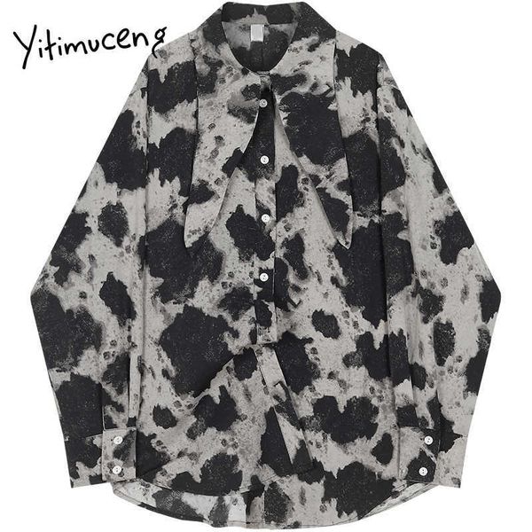yitimuceng vintage printing blouse women button shirts loose spring fashion korean clothes long sleeve 210601, White
yitimuceng vintage printing blouse women button shirts loose spring fashion korean clothes long sleeve 210601, White