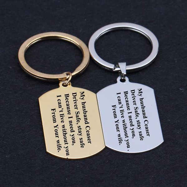 keychains keychain engraved my husband ceaser driver safe stay because i need you can't live without from your wife key tag, Silver
keychains keychain engraved my husband ceaser driver safe stay because i need you can't live without from your wife key tag, Silver