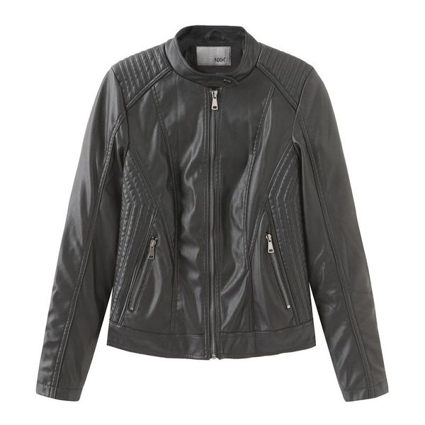 women's leather & faux fmfssom jacket women spring autumn biker plus size fashion coat soft pink jaket jaqueta de couro, Black
women's leather & faux fmfssom jacket women spring autumn biker plus size fashion coat soft pink jaket jaqueta de couro, Black