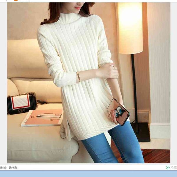 women's sweaters wear half-high neck long-sleeved sweater women autumn and winter korean mid-length loose bottoming shirt 1pty, White;black
women's sweaters wear half-high neck long-sleeved sweater women autumn and winter korean mid-length loose bottoming shirt 1pty, White;black
