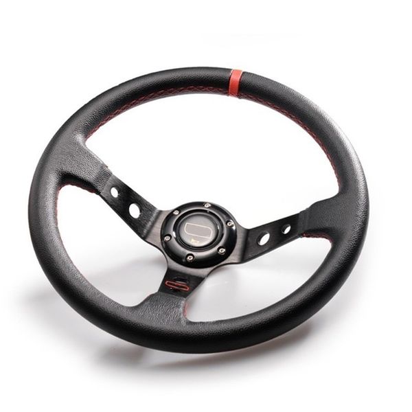 universal 6-hole racing steering wheel 14 inch 350mm pvc deep corn drifting car sport steering wheel aluminum frame light weight
universal 6-hole racing steering wheel 14 inch 350mm pvc deep corn drifting car sport steering wheel aluminum frame light weight