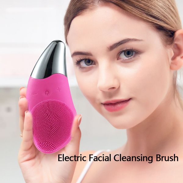 silicone electric facial cleansing brush deep pore cleaning face ultrasonic device skin massager beauty instrument usb charging
silicone electric facial cleansing brush deep pore cleaning face ultrasonic device skin massager beauty instrument usb charging