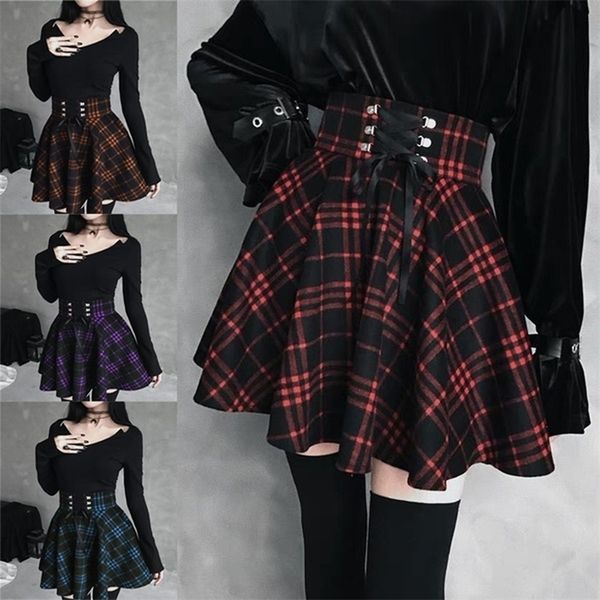 skirts womens mini y2k plaid skirt summer streetwear casual gothic style high waist short dresses red purple skirts plus size 210311, Black
skirts womens mini y2k plaid skirt summer streetwear casual gothic style high waist short dresses red purple skirts plus size 210311, Black