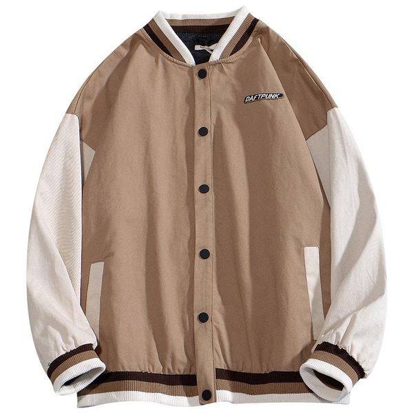 men's jackets baseball uniform men jacket trendy handsome autumn loose outerwear youth student button coats streetwear, Black;brown
men's jackets baseball uniform men jacket trendy handsome autumn loose outerwear youth student button coats streetwear, Black;brown
