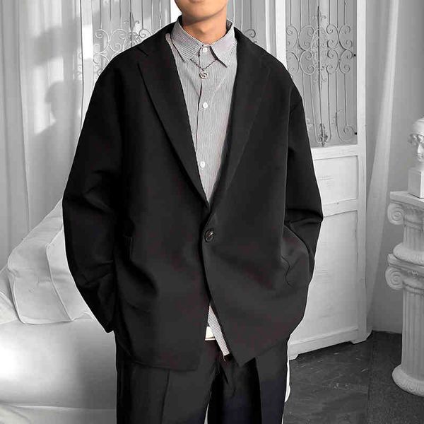 men's suits & blazers coreano-estilo blazers homem lazer na moda solto um botão terno jaquetas masculino diário streetwear all-mat, White;black
men's suits & blazers coreano-estilo blazers homem lazer na moda solto um botão terno jaquetas masculino diário streetwear all-mat, White;black