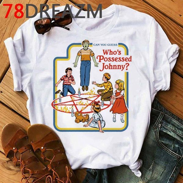 new satan t shirt women summer grim reaper satanist hell satanic horror graphic tees funny plus size t-shirt female, White
new satan t shirt women summer grim reaper satanist hell satanic horror graphic tees funny plus size t-shirt female, White