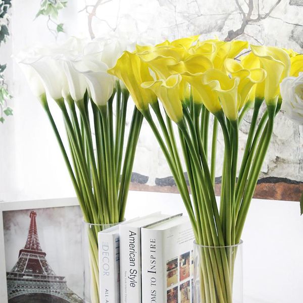 decorative flowers & wreaths 1pcs simulation calla lily artificial flower pu real home decoration wedding party bouquet 2021
decorative flowers & wreaths 1pcs simulation calla lily artificial flower pu real home decoration wedding party bouquet 2021