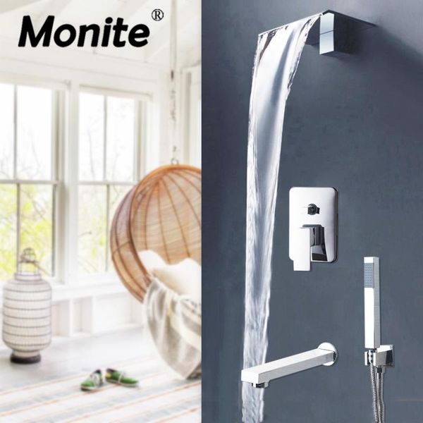 monite chrome polish soild brass waterfall bathroom shower mixer taps bathtub bath water shower faucet mixer taps
monite chrome polish soild brass waterfall bathroom shower mixer taps bathtub bath water shower faucet mixer taps