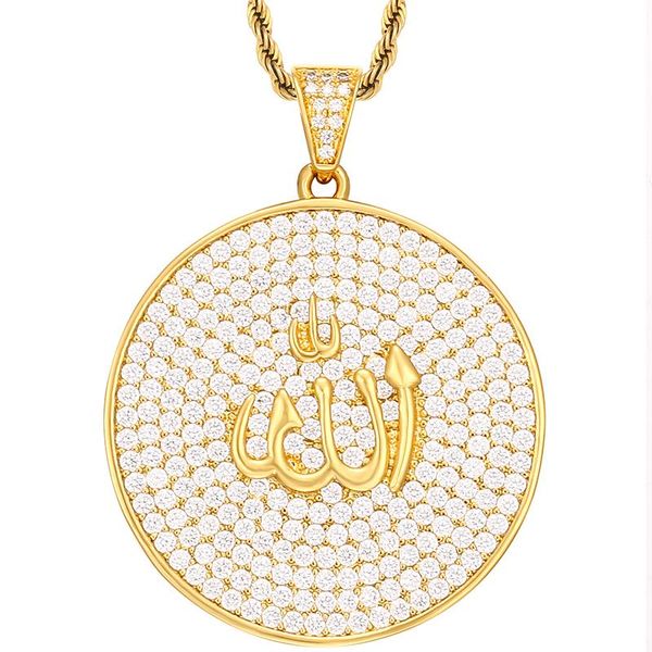 pendant necklaces hip hop round chapter hieroglyph full crystal zircon design rock with 4mm tennis chain necklace for men women party gift, Silver
pendant necklaces hip hop round chapter hieroglyph full crystal zircon design rock with 4mm tennis chain necklace for men women party gift, Silver