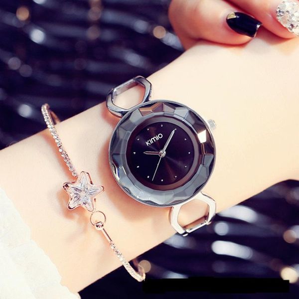 wristwatches kimio fine big dial multi-faceted waterproof watch women's bracelet 2021 fashion lady dress wristwatch relogio masculino, Slivery;brown
wristwatches kimio fine big dial multi-faceted waterproof watch women's bracelet 2021 fashion lady dress wristwatch relogio masculino, Slivery;brown