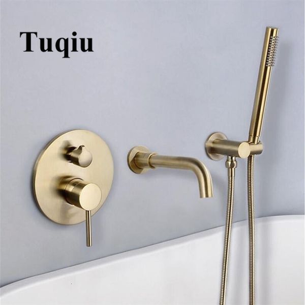 2021 new brushed gold bathroom mixer tap and cold bath faucets wall mounted bathtub shower faucet set eut8
2021 new brushed gold bathroom mixer tap and cold bath faucets wall mounted bathtub shower faucet set eut8