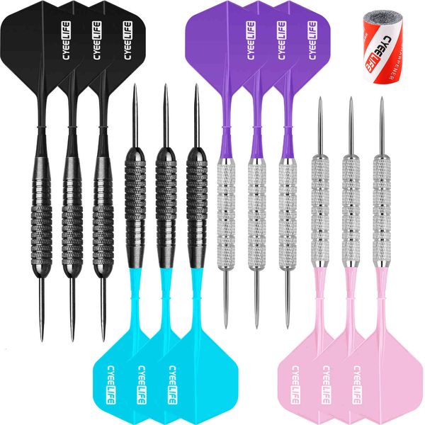 darts cyeelife 12 gift box black silver dart barrel combination multi-color integrated tail
darts cyeelife 12 gift box black silver dart barrel combination multi-color integrated tail