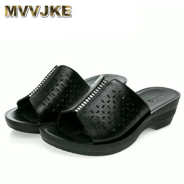 slippers mvvjke 2021summer women shoes fashion genuine leather woman slope non-slip comfortable mother, Black
slippers mvvjke 2021summer women shoes fashion genuine leather woman slope non-slip comfortable mother, Black