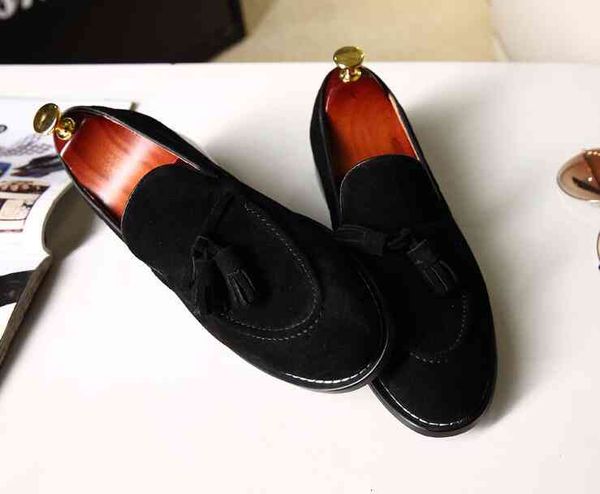 men brand designer luxury loafer tassels male genuine leather handmade dress shoes celebrity style moccasin gentlemen, Black
men brand designer luxury loafer tassels male genuine leather handmade dress shoes celebrity style moccasin gentlemen, Black