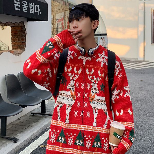 men's sweaters privathinker - men's knitted sweater with contrast color moose pattern, vintage christmas fashion couple pullover,, White;black
men's sweaters privathinker - men's knitted sweater with contrast color moose pattern, vintage christmas fashion couple pullover,, White;black