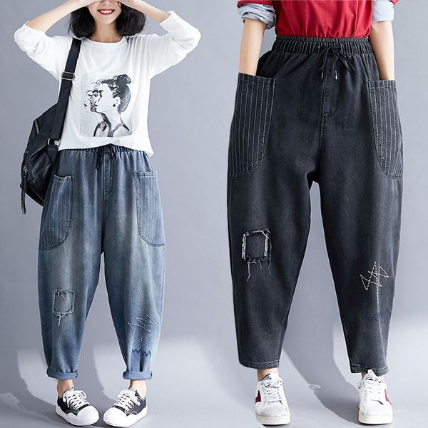 2021 new women spring autumn fashion japan stripe huge pocket bf style patchwork pant oversize denim yr44, Blue
2021 new women spring autumn fashion japan stripe huge pocket bf style patchwork pant oversize denim yr44, Blue