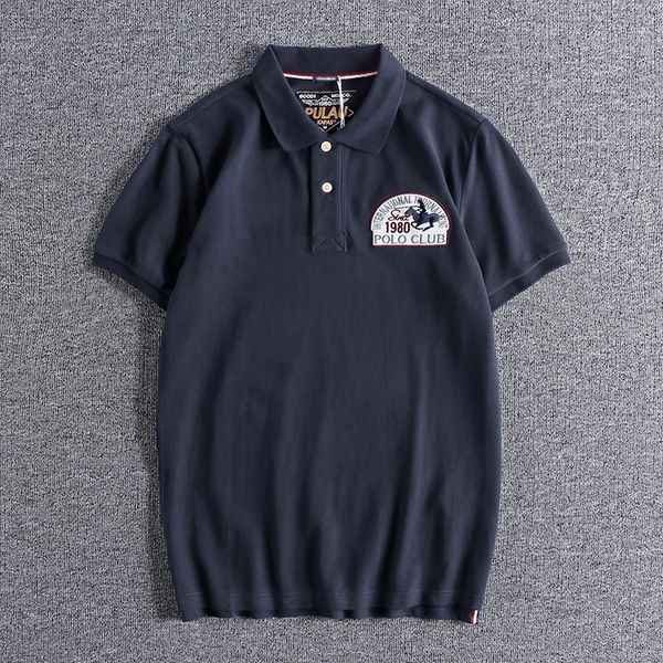 2021 simple embroidered polo men's bead cotton trend casual youth lapel short sleeve wear shirt 0884 hc54, White;black
2021 simple embroidered polo men's bead cotton trend casual youth lapel short sleeve wear shirt 0884 hc54, White;black