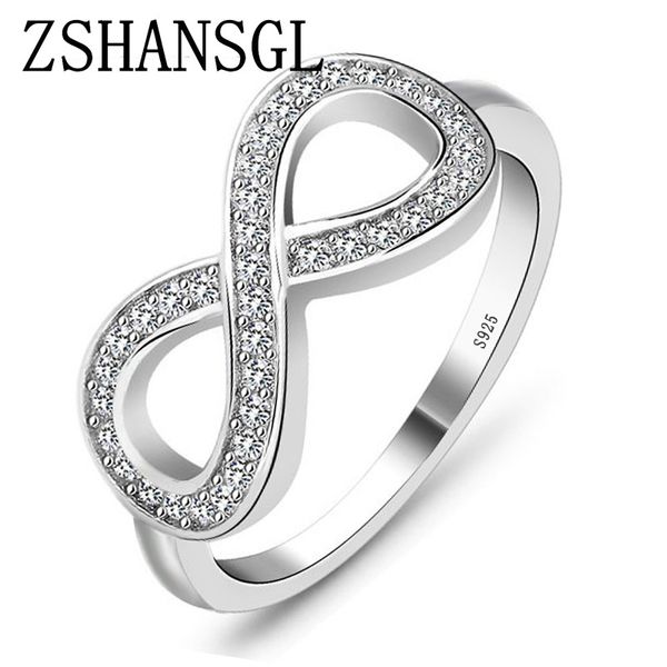 love ring fashion cz infinity endless claddagh 8 shape 925 silver color rings for women plata/argento filled jewelry anel feminino, Slivery;golden
love ring fashion cz infinity endless claddagh 8 shape 925 silver color rings for women plata/argento filled jewelry anel feminino, Slivery;golden