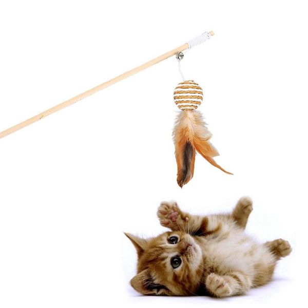 cat toys pet toy teaser multi color bird feather plush wand catcher stick interactive with bells
cat toys pet toy teaser multi color bird feather plush wand catcher stick interactive with bells