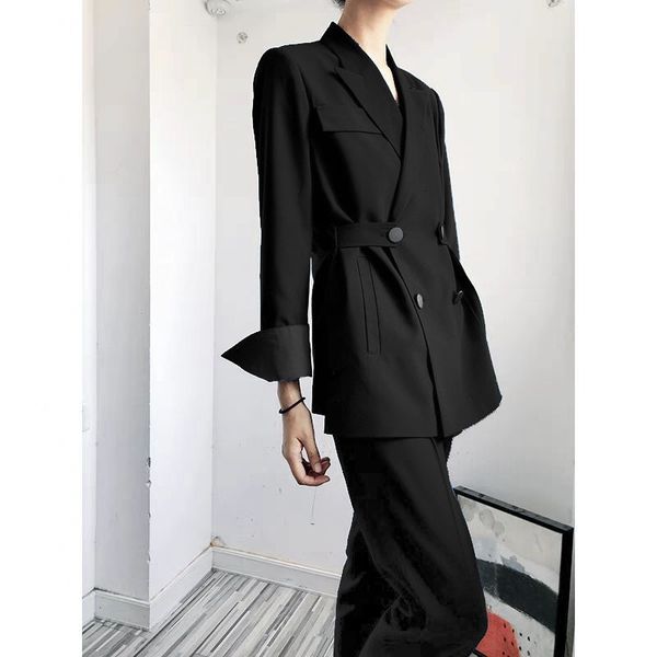 size large female jacket temper switch on two parts suit pants for woman akvt, White
size large female jacket temper switch on two parts suit pants for woman akvt, White