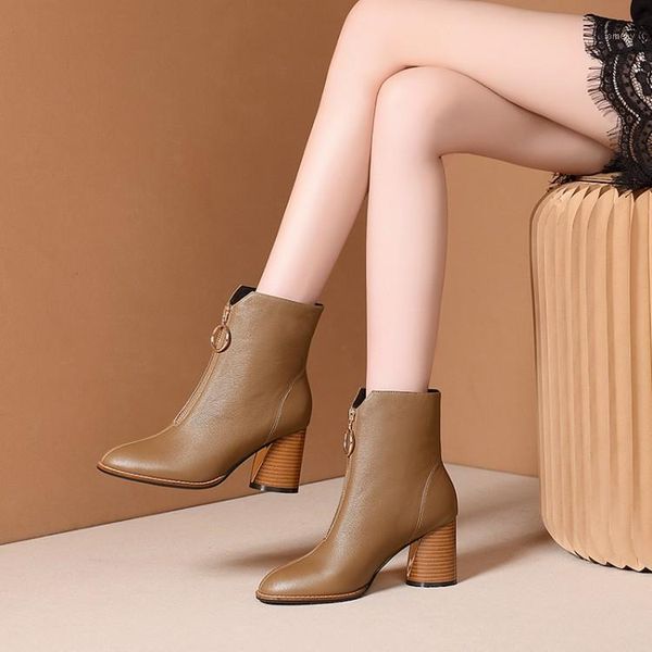 boots tanariya arrival shoes woman women 2021 front zipper heels leather ankle for ladies with velvety chunky1, Black
boots tanariya arrival shoes woman women 2021 front zipper heels leather ankle for ladies with velvety chunky1, Black