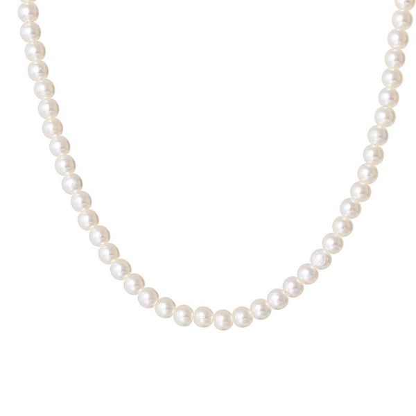 chokers vintage round simulate pearl necklace women 2021 temperament handmade strand bead for jewelry gift, Golden;silver
chokers vintage round simulate pearl necklace women 2021 temperament handmade strand bead for jewelry gift, Golden;silver