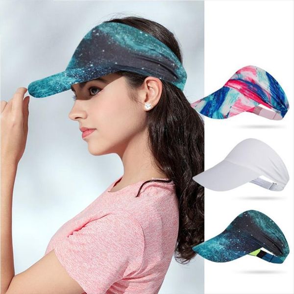 women men summer empty baseball cap gradient colorful printed quick dry headband sun protection adjustable sport visor hat, Blue;gray
women men summer empty baseball cap gradient colorful printed quick dry headband sun protection adjustable sport visor hat, Blue;gray