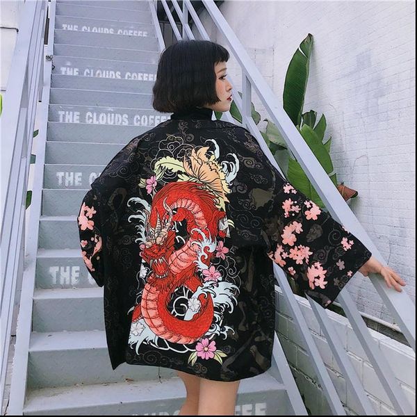 harajuku shirts women kimons blouse dragon printing causl cardigan summer fashion outwear drop shipping good quality, White
harajuku shirts women kimons blouse dragon printing causl cardigan summer fashion outwear drop shipping good quality, White