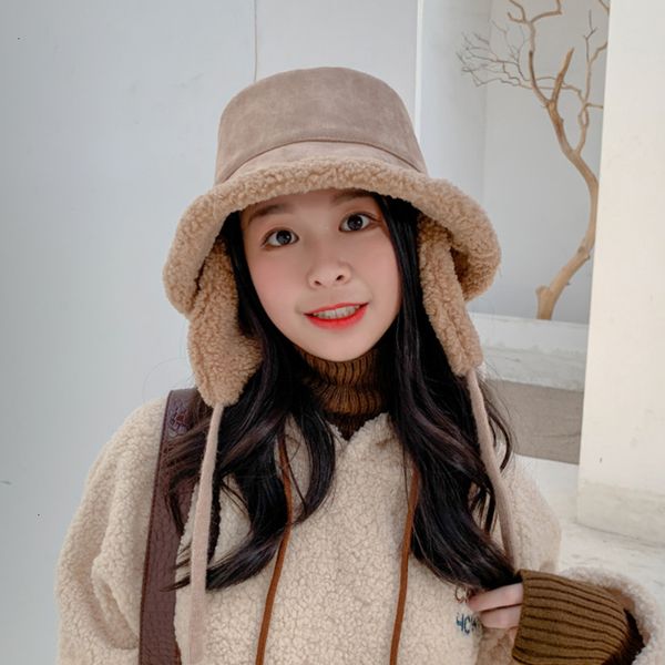 2021 winter new fisherman hat solid color basin hat outdoor thick lamb wool warm ear protection hat, Blue;gray
2021 winter new fisherman hat solid color basin hat outdoor thick lamb wool warm ear protection hat, Blue;gray