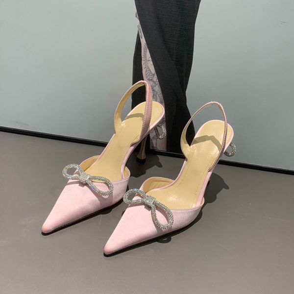 satin bowtie pumps 90mm crystal-embellished rhinestone shoes spool heels sandals women's heeled luxurys designers dress shoe evening sl, Black
satin bowtie pumps 90mm crystal-embellished rhinestone shoes spool heels sandals women's heeled luxurys designers dress shoe evening sl, Black