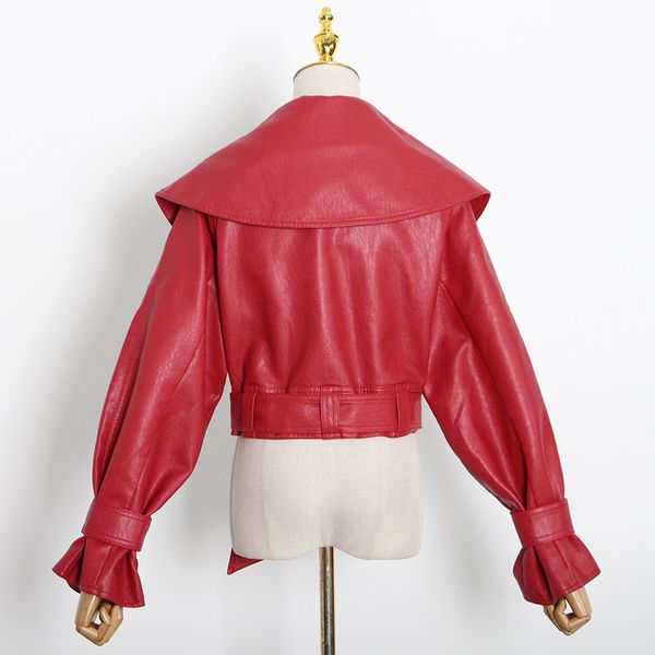 streetwear pu leather short for women lapel long sleeve lace up bowknot jacket female fashion new clothing, Black;brown
streetwear pu leather short for women lapel long sleeve lace up bowknot jacket female fashion new clothing, Black;brown
