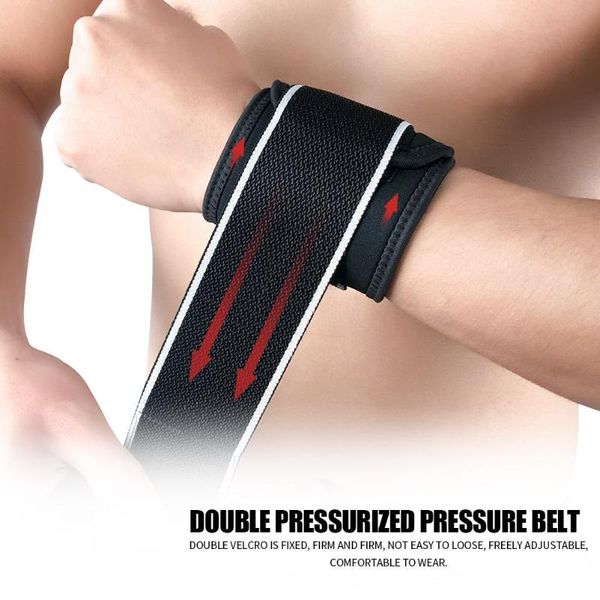 sports wristband delicate texture 1 pair sports wristband guard protector weightlifting fitness wrist band support, Black;red
sports wristband delicate texture 1 pair sports wristband guard protector weightlifting fitness wrist band support, Black;red