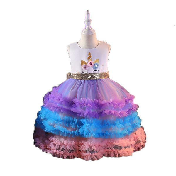 2021 new kids children girls unicorn layered princess party costumes performance gift dq80, Red;yellow
2021 new kids children girls unicorn layered princess party costumes performance gift dq80, Red;yellow