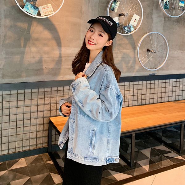 2021 new fashion women's spring autumn solid color large lapel korean leisure multi-functional thin denim overcoat 76oz, Black;brown
2021 new fashion women's spring autumn solid color large lapel korean leisure multi-functional thin denim overcoat 76oz, Black;brown