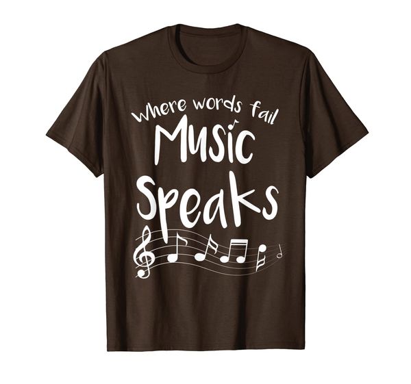 Where Words Fail Music Speaks Musical Shirt Broadway Gift, Mainly pictures