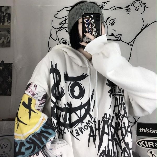 women's hoodies & sweatshirts dailou women gothic hip hop hoodie sweatshirt spring autumn y2k cartoon print punk oversize girls loose p, Black
women's hoodies & sweatshirts dailou women gothic hip hop hoodie sweatshirt spring autumn y2k cartoon print punk oversize girls loose p, Black