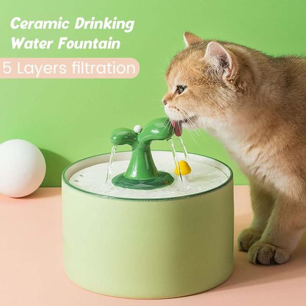 cat bowls & feeders 1/1.5l electric ceramic drinking water fountain for cats dogs bowl automatic dispenser pet
cat bowls & feeders 1/1.5l electric ceramic drinking water fountain for cats dogs bowl automatic dispenser pet