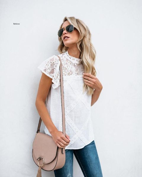 women's t-shirt women white elegant lace patchwork female o-neck hollow out shirt summer solid casual
women's t-shirt women white elegant lace patchwork female o-neck hollow out shirt summer solid casual