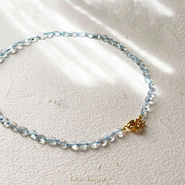 chokers high jewelry 2021 fresh light blue transparent crystal beads stainless steel buckle necklace for women fashion accessories gift, Golden;silver
chokers high jewelry 2021 fresh light blue transparent crystal beads stainless steel buckle necklace for women fashion accessories gift, Golden;silver