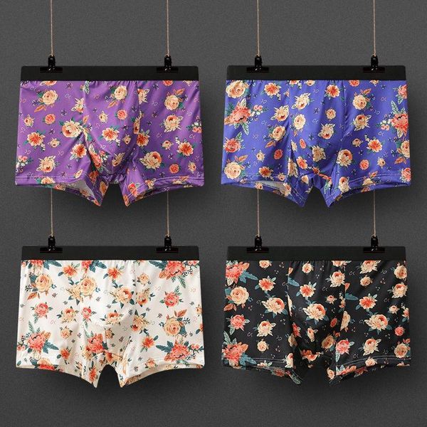 underpants summer men's underwear boxer ice silk shorts breathable mens plus size men panty, Black;white
underpants summer men's underwear boxer ice silk shorts breathable mens plus size men panty, Black;white