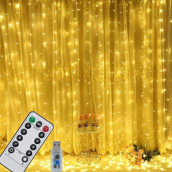3m led fairy lights garland curtain lamp remote control usb string lights new year christmas decorations for room bedroom window
3m led fairy lights garland curtain lamp remote control usb string lights new year christmas decorations for room bedroom window