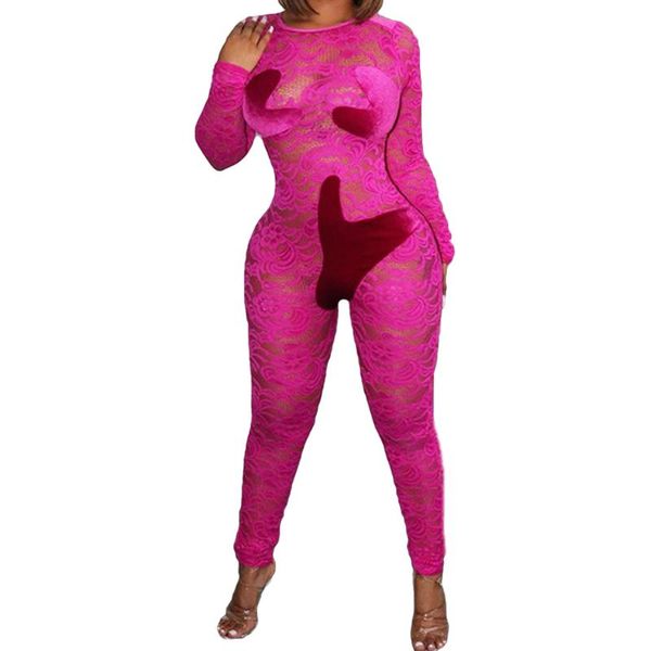 women's jumpsuits & rompers lace see-through jumpsuit floral hollow out patchwork clubwear ladies bodycon long sleeve, Black;white
women's jumpsuits & rompers lace see-through jumpsuit floral hollow out patchwork clubwear ladies bodycon long sleeve, Black;white