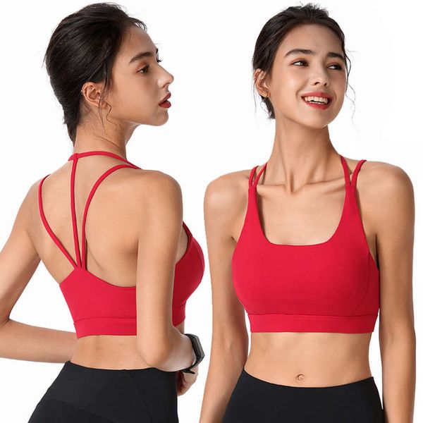 2021back bra shockproof breathable fitness yoga underwear large sports vest, Gray 
2021back bra shockproof breathable fitness yoga underwear large sports vest, Gray